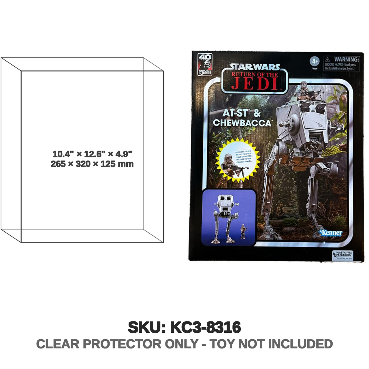 Star Wars The Vintage Collection AT-ST And Chewbacca