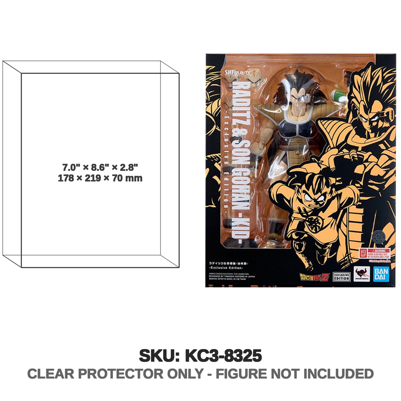 Raditz & Son Gohan Kid Dragon Ball S.H.Figuarts Figure