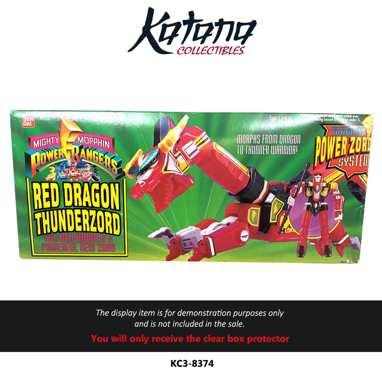 Katana Collectibles Protector For Power Rangers Red Dragon Thunderzord