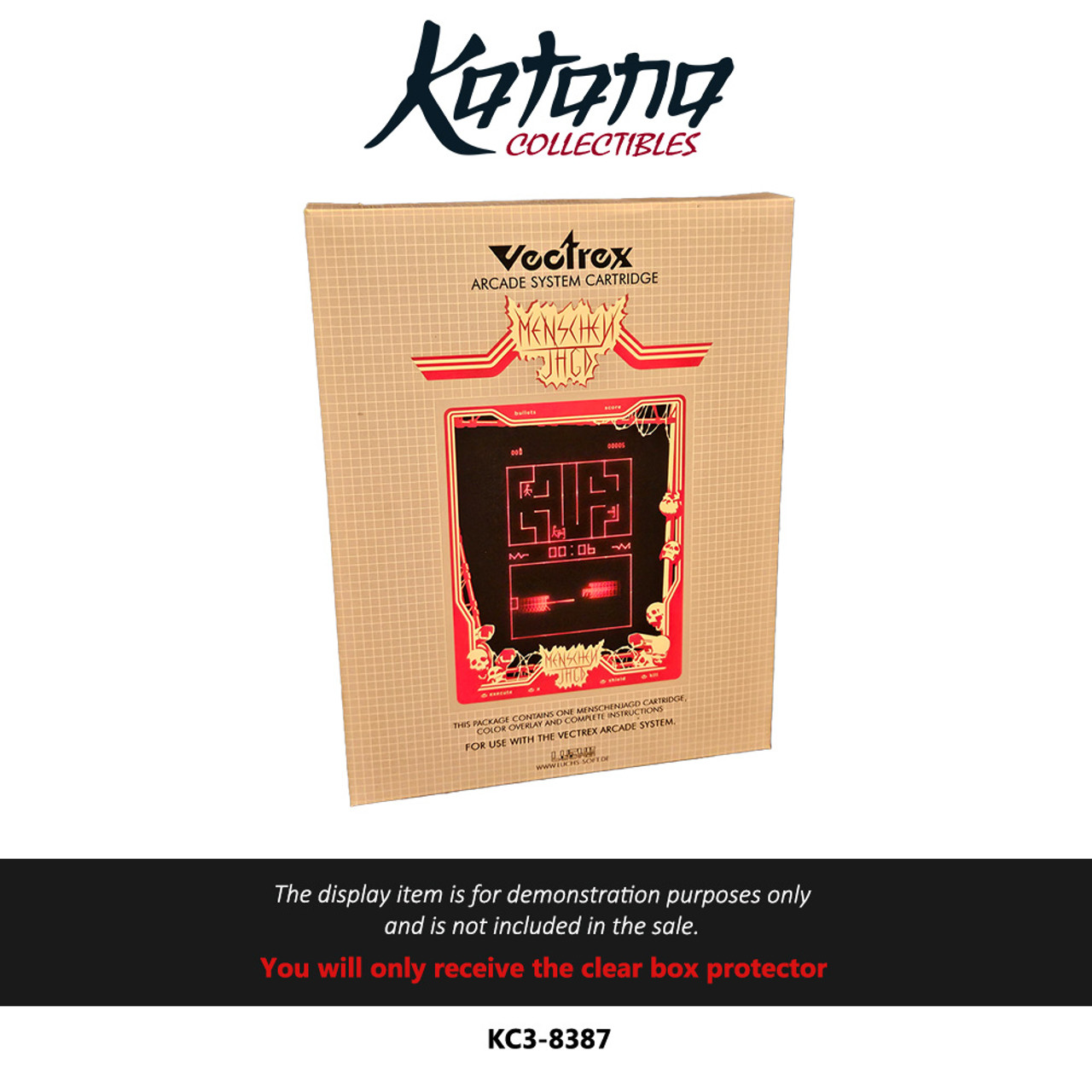 Katana Collectibles Protector For Vectrex Game Menschenjagd