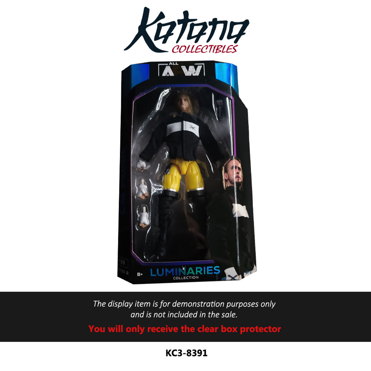 Katana Collectibles Protector For AEW Unmatched Luminaries Collection Cm Punk