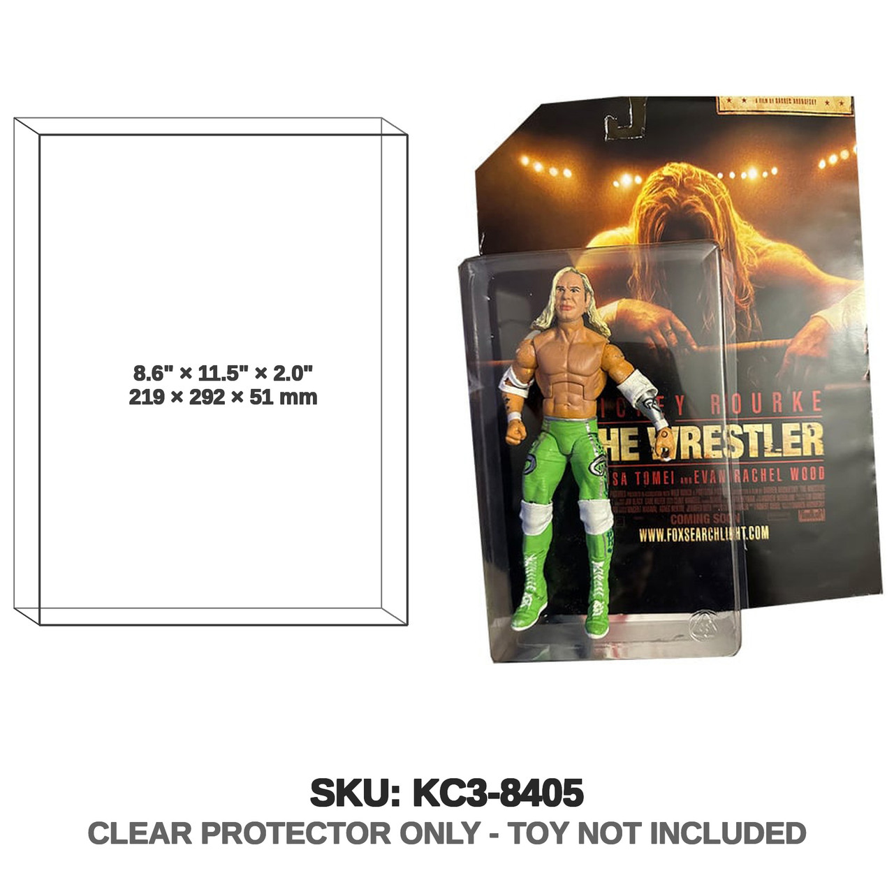 Mattel The Wrestler Mickey Rourke Custom