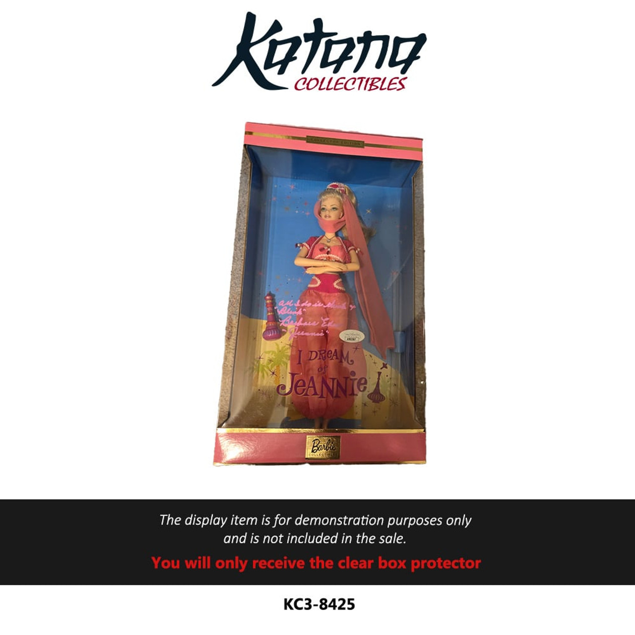 Katana Collectibles Protector For I Dream of Jeannie Barbara Eden Barbie Doll 2000 Mattel #22913