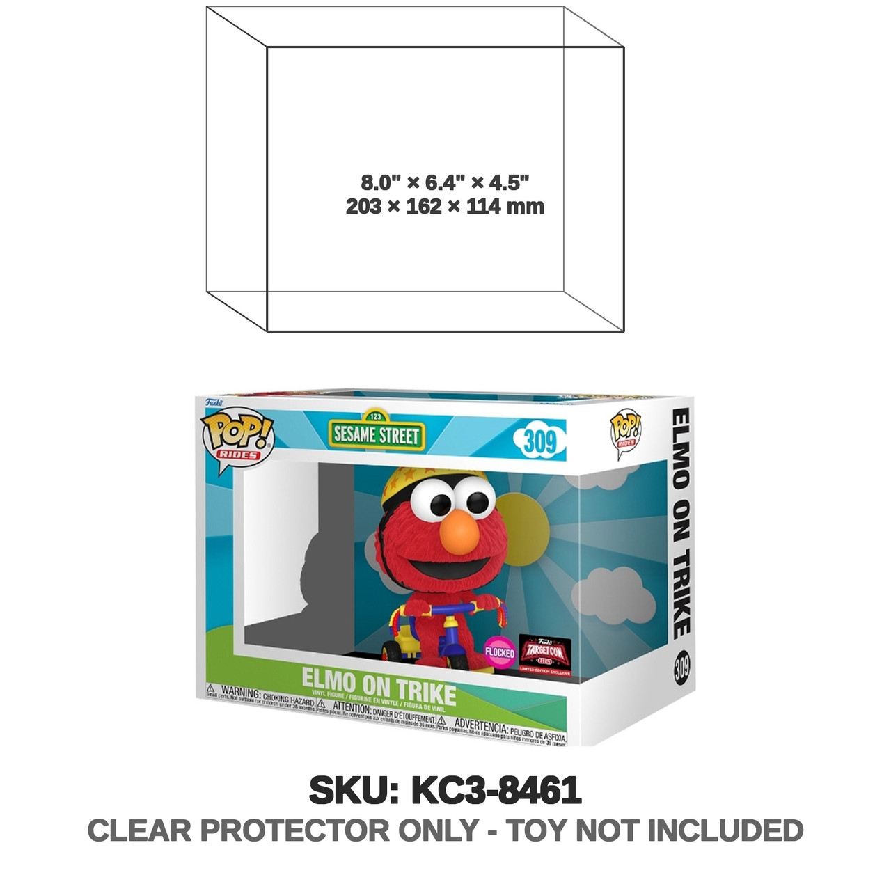 Funko Pop! Sesame Street Elmo On Trike Target Con 2024 Exclusive