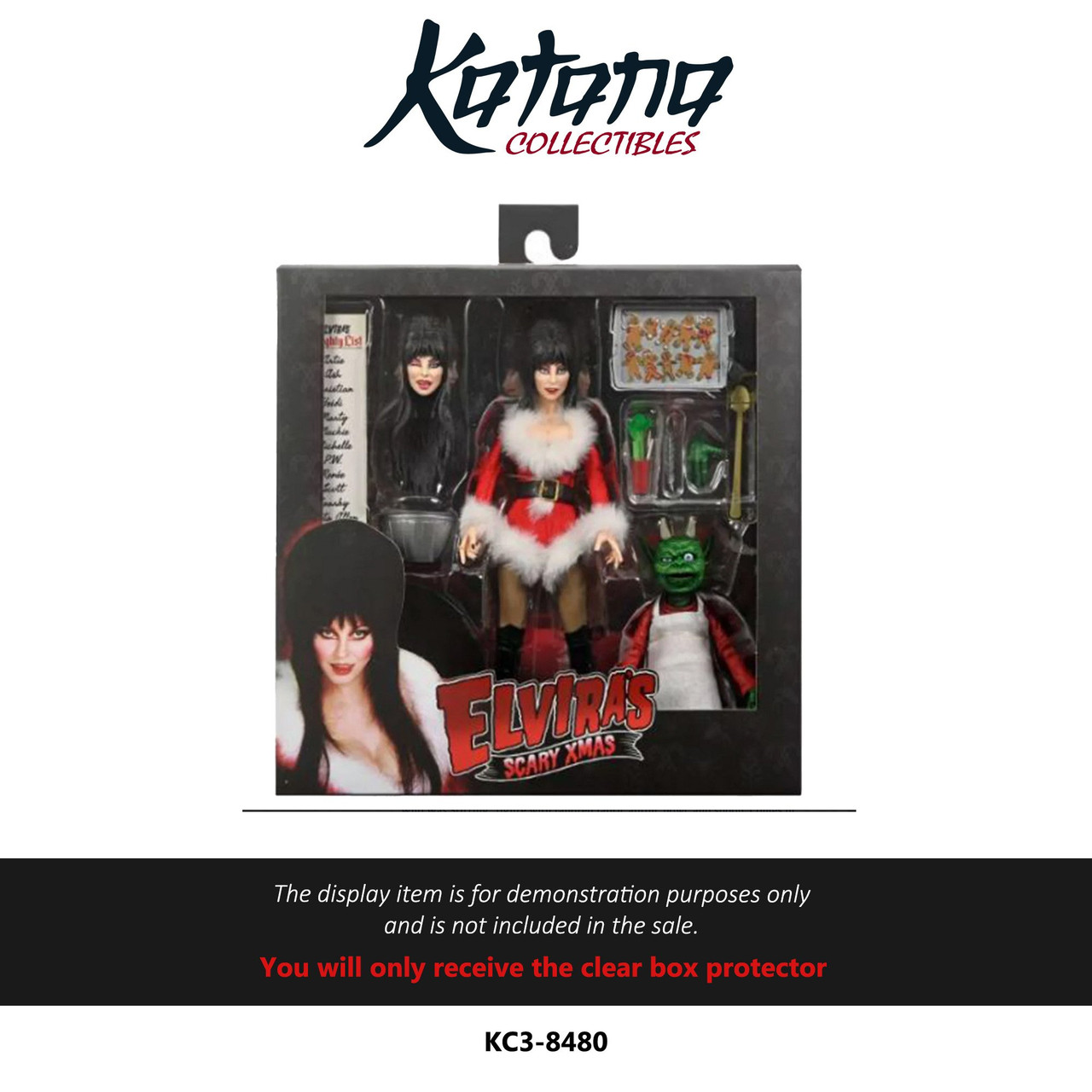 Katana Collectibles Protector For Neca ElviraS Scary Xmas