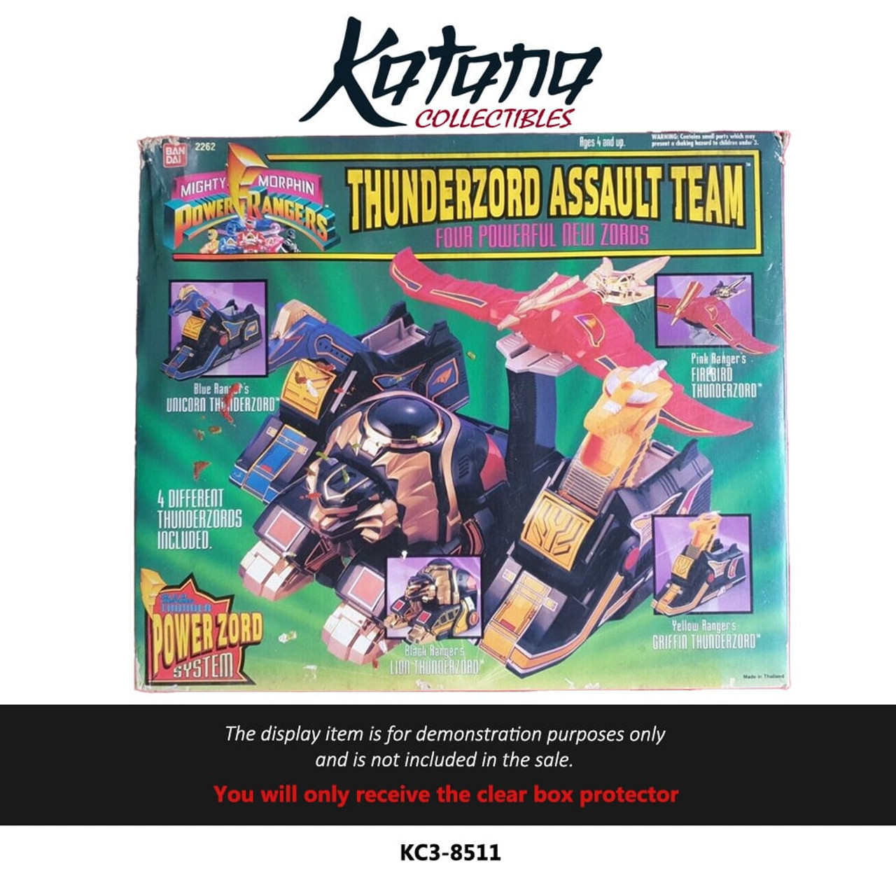 Katana Collectibles Protector For 1994 Power Rangers Thunderzord Assault Team