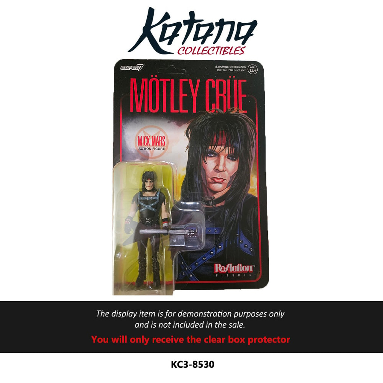 Katana Collectibles Protector For Funko Reaction Super7 Motley Crue Mick Mars