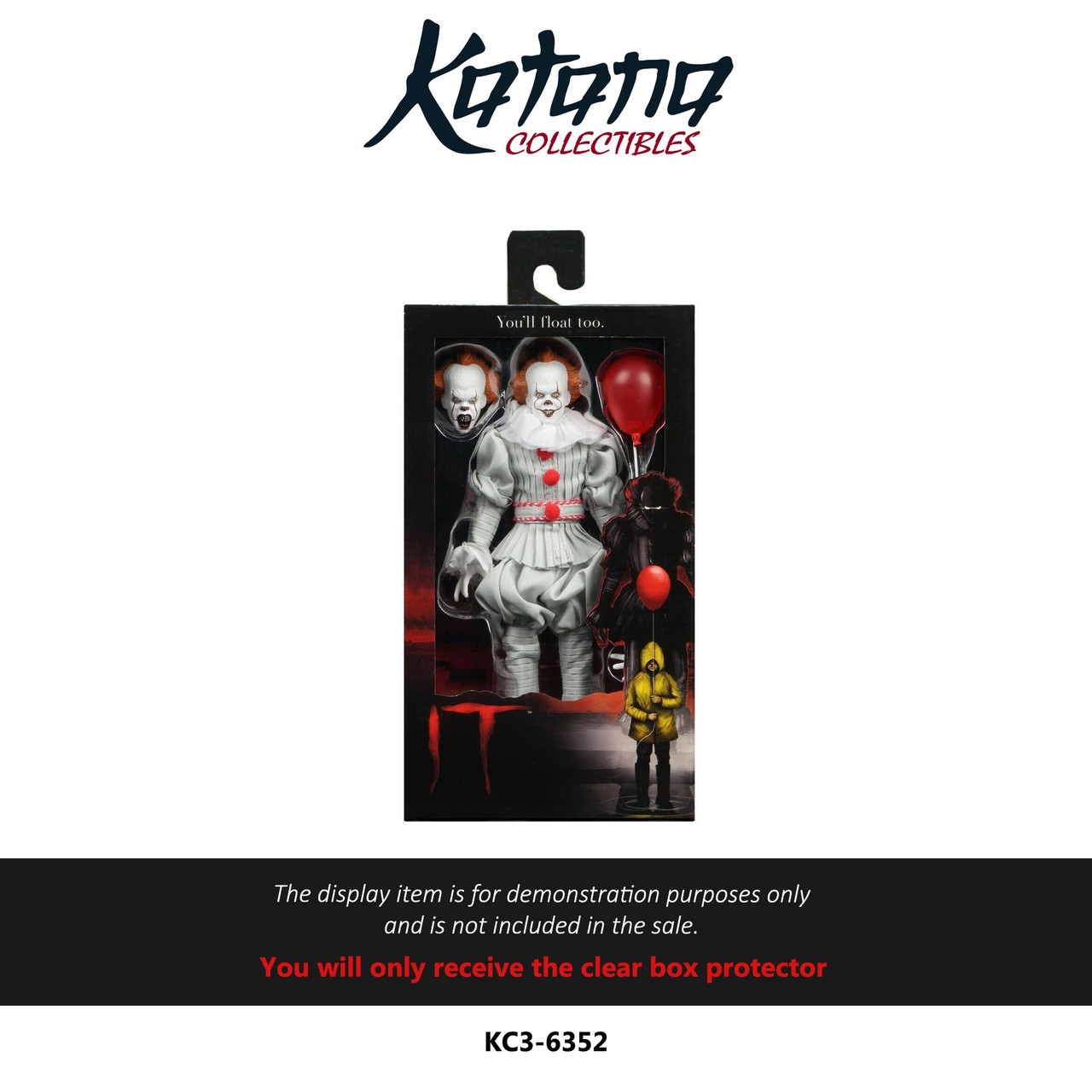 Katana Collectibles Protector For Neca It Pennywise 8" Clothed Figure