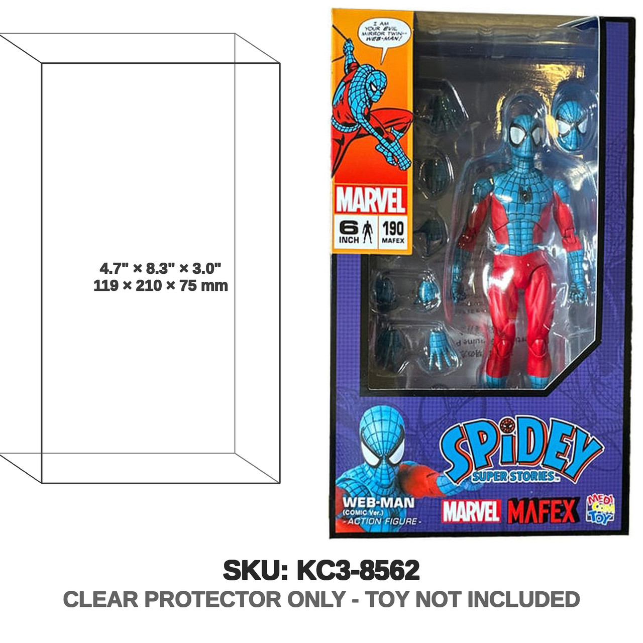Medicom Spider-Man Mafex Web-Man No. 190