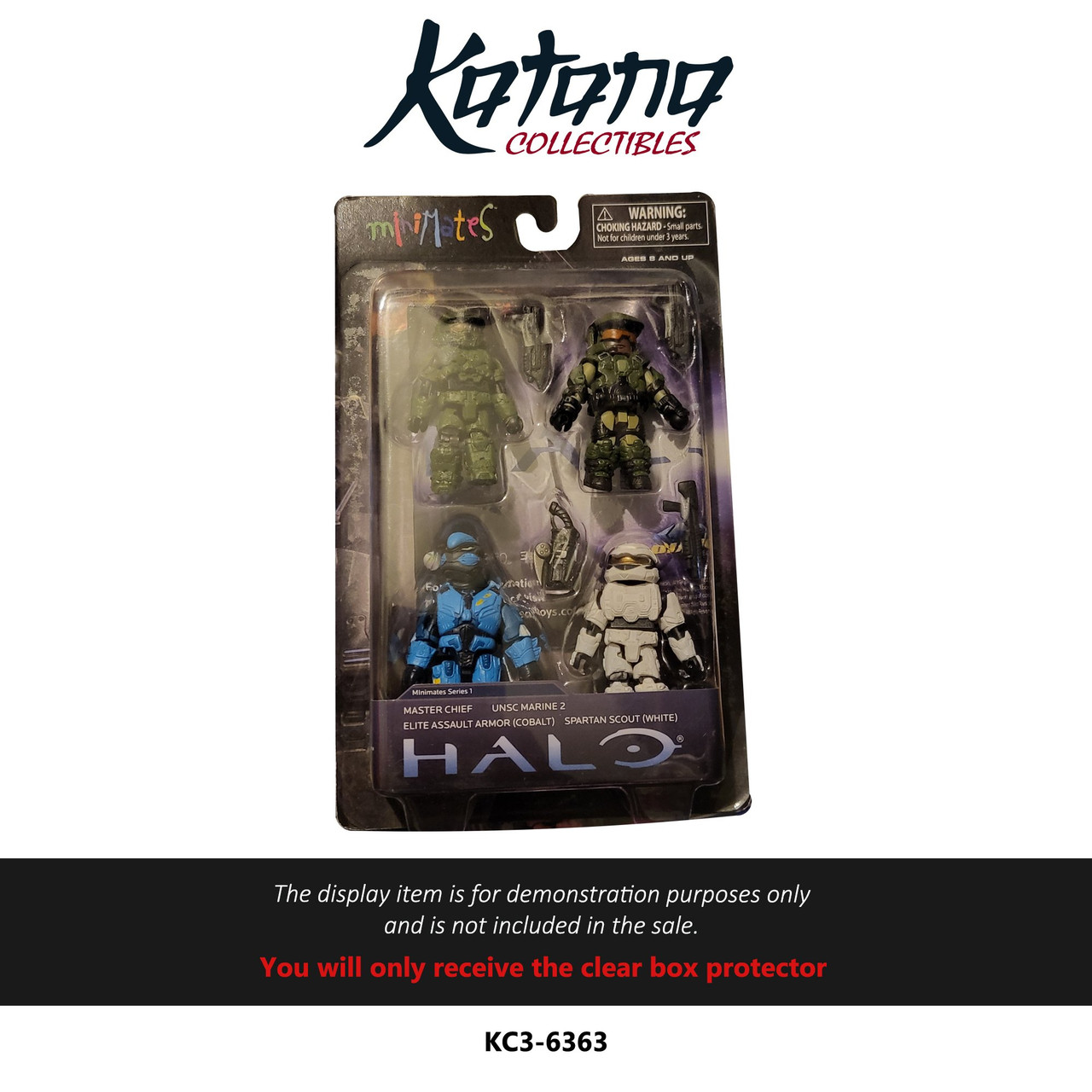 Katana Collectibles Protector For Halo Minimates Boxset Series 1