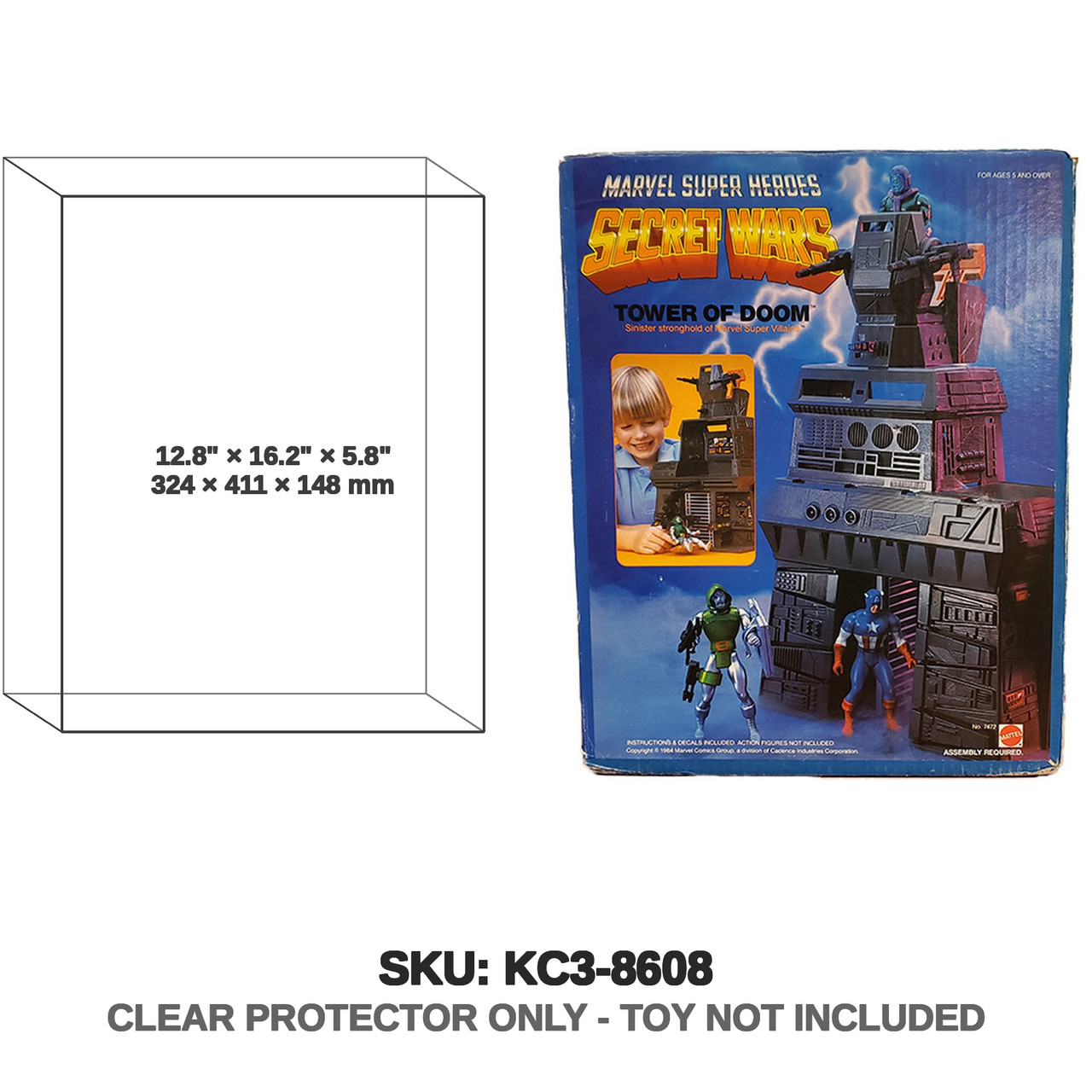 Secret Wars Tower of Doom 1984 Playset