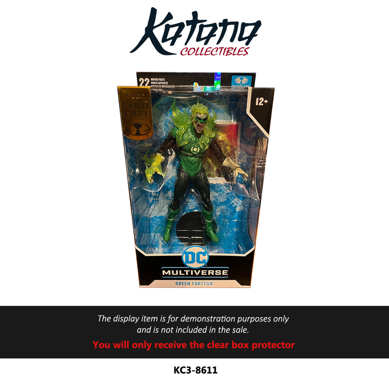 Katana Collectibles Protector For Dc Multiverse Dc Vs Vampires Green Lantern Mcfarlane Gold Label Collection