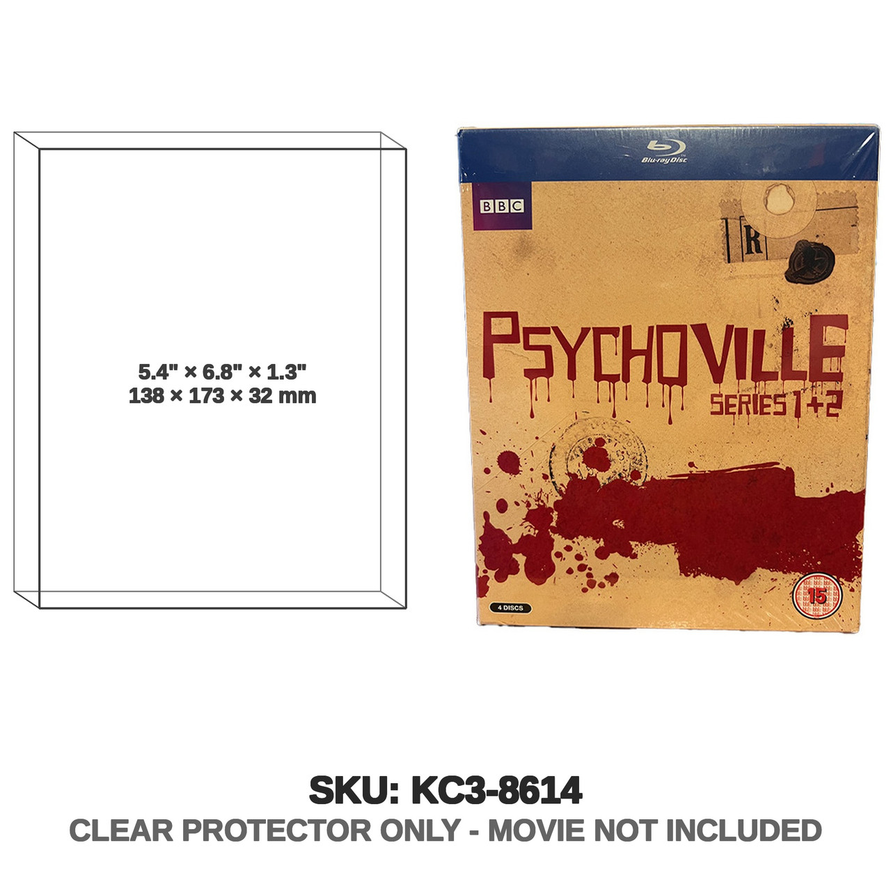 Psychoville Series 1 + 2 Blu-Ray Bbc Region B