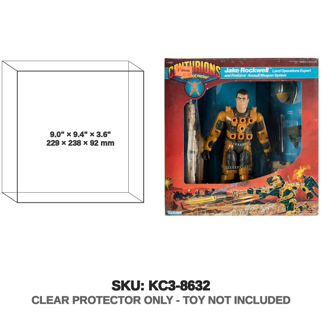 Jake Rockwell Centurions 1986 Boxed Figure