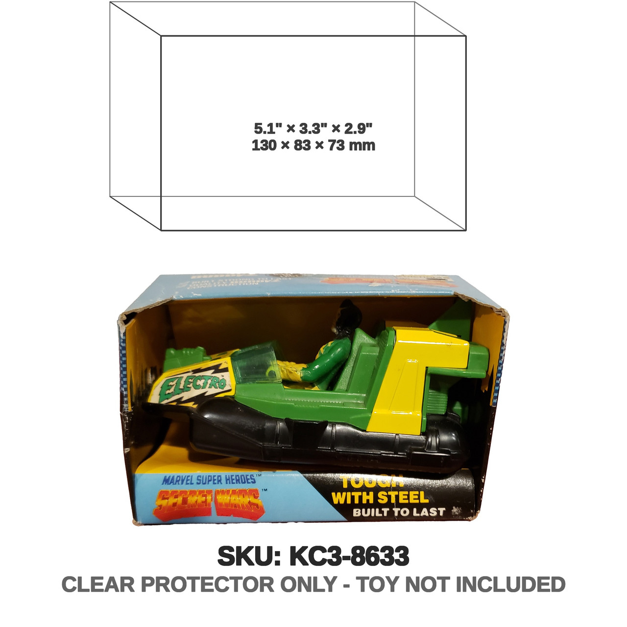 Kenner Marvel Super Heroes Secret Wars Electro Rocket Sled 1985
