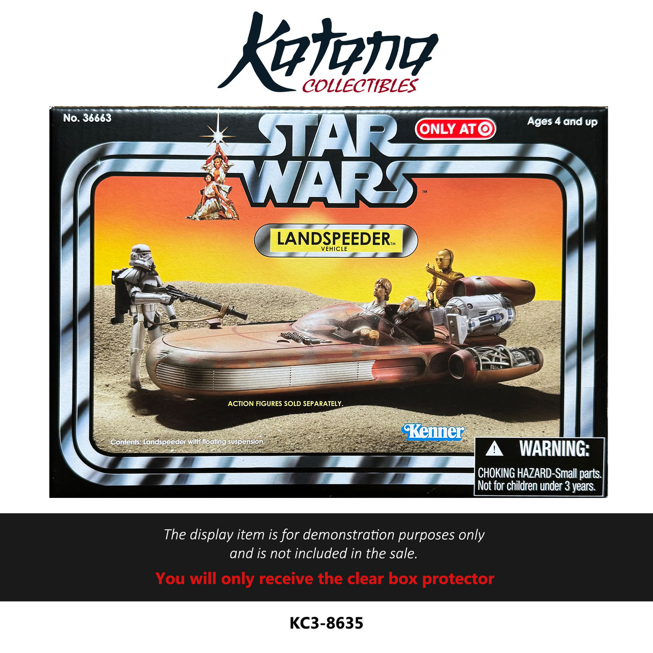 Katana Collectibles Protector For Star Wars The Vintage Collection Landspeeder (Target Exclusive 2011)