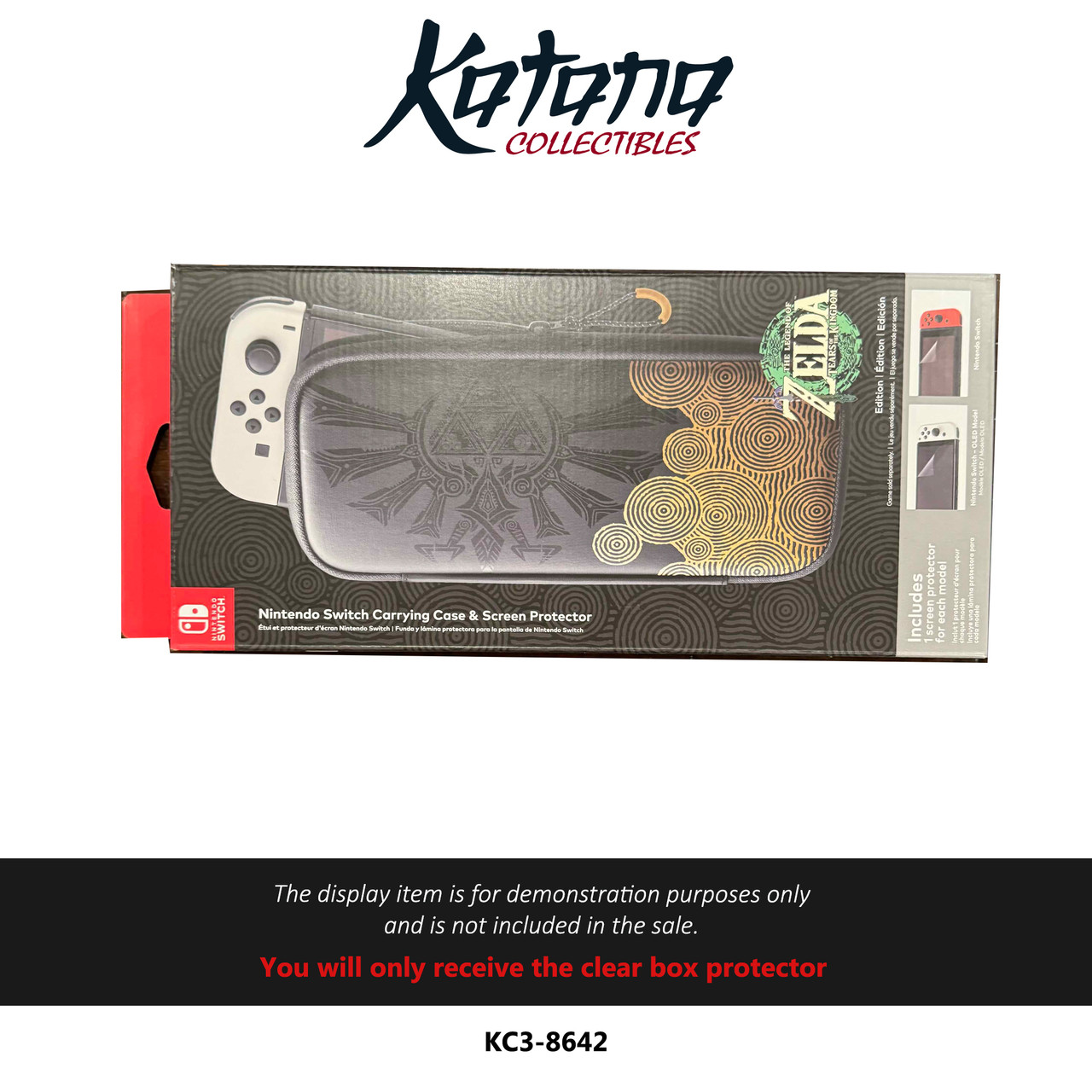 Katana Collectibles Protector For Legend Of Zelda Tears Of The Kingdom Carrying Case Box