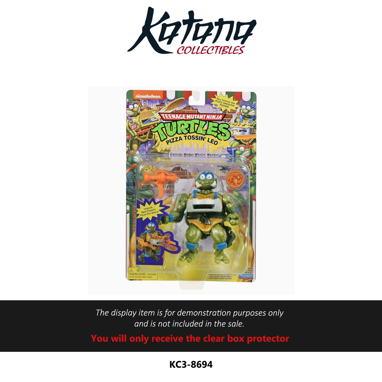 Katana Collectibles Protector For Playmates TMNT 4 Inch Action Figure Pizza Tossin' Reissue