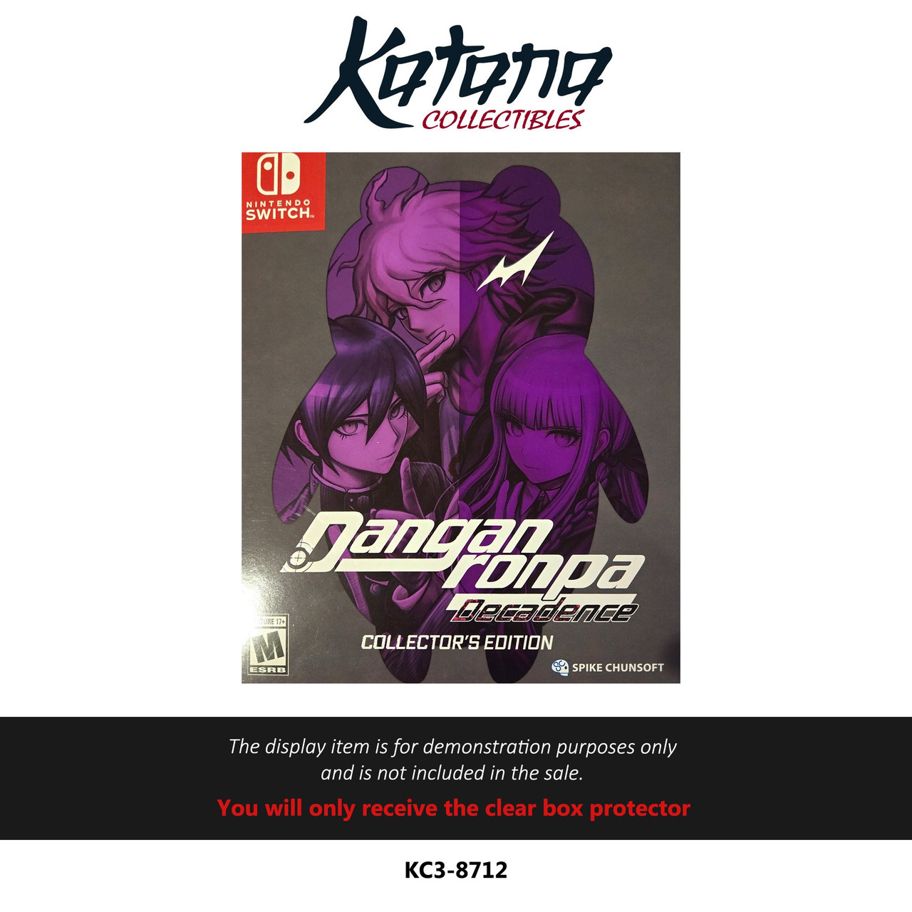 Katana Collectibles Protector For Danganronpa Decadence Collector'S Edition For Switch