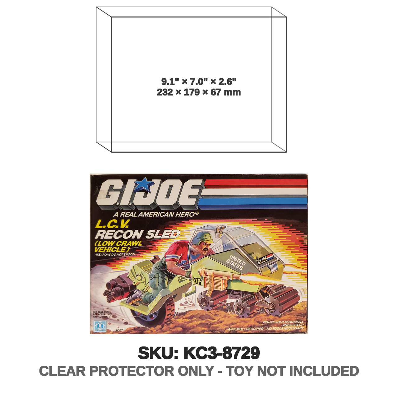 G.I. Joe L.C.V. Low Crawl Vehicle 1985