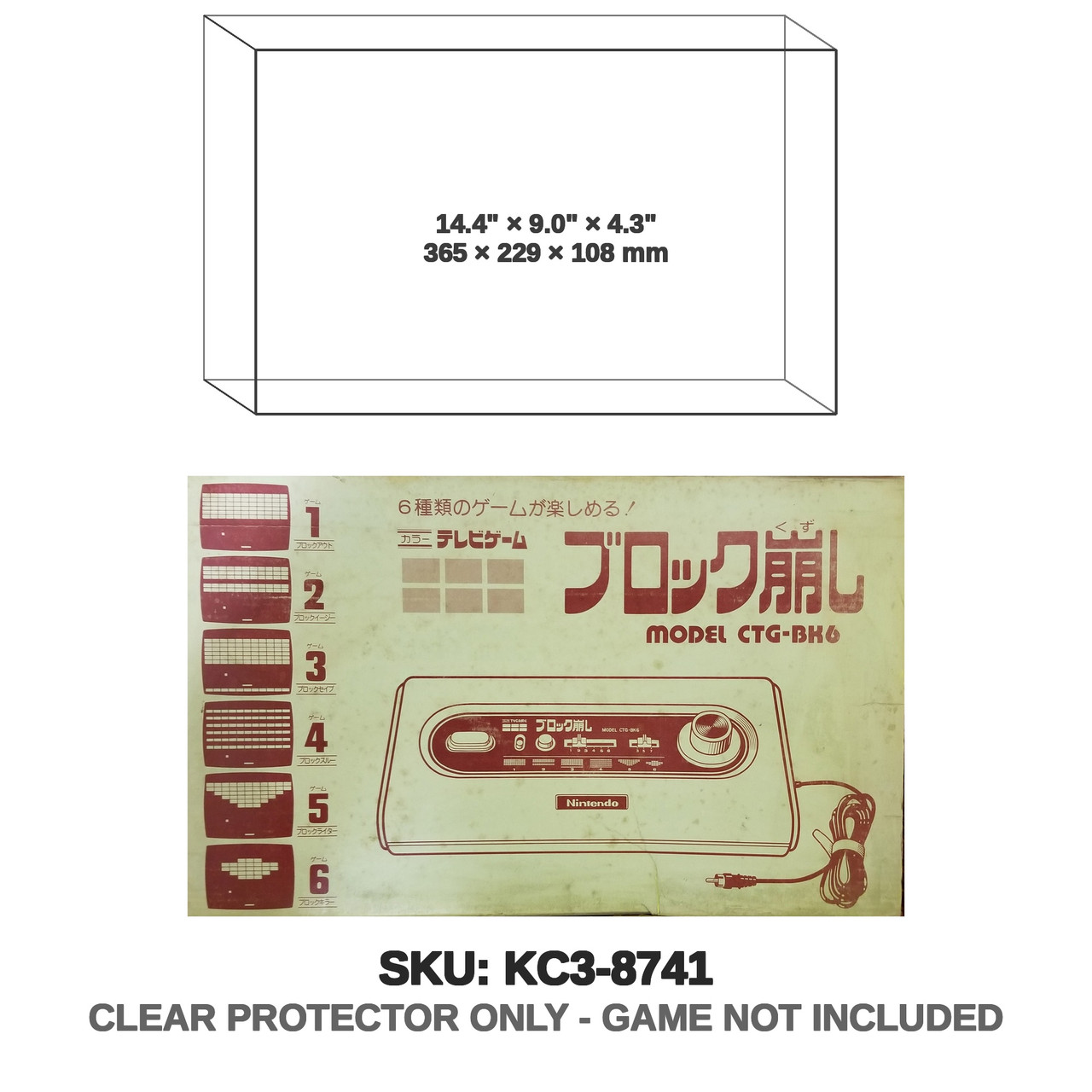 Nintendo Color TV Game Block Kuzushi CTG-BK6