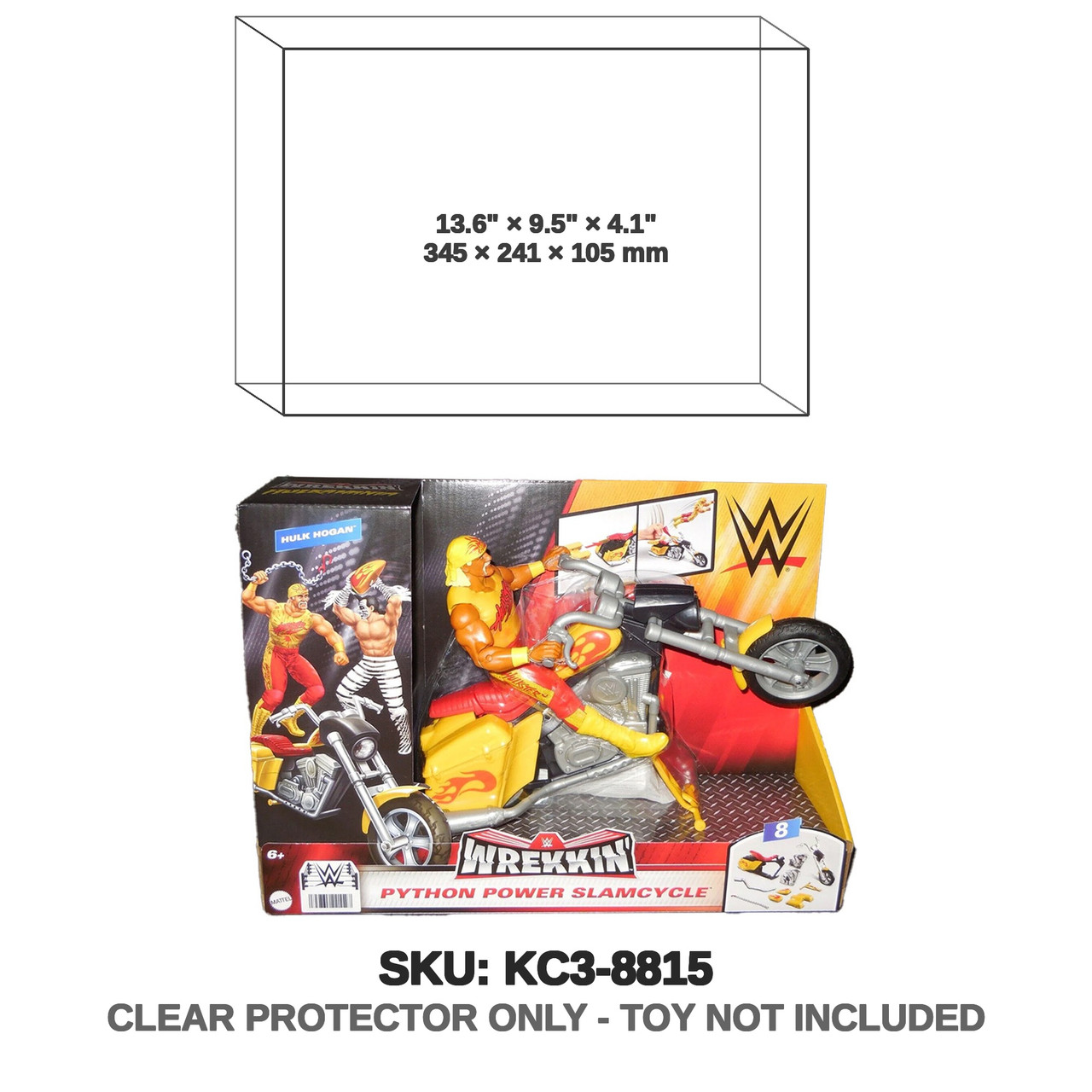 Mattel WWE Wrekkin' Python Power Slamcycle with Hulk Hogan