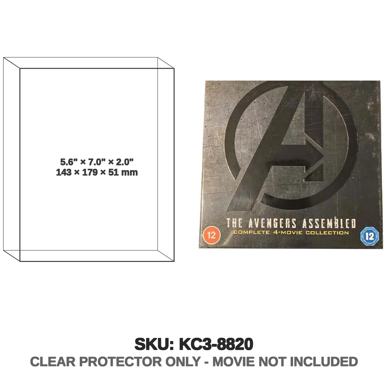 Disney Marvel The Avengers Assembled Complete 4-Movie Collection 4K UHD
