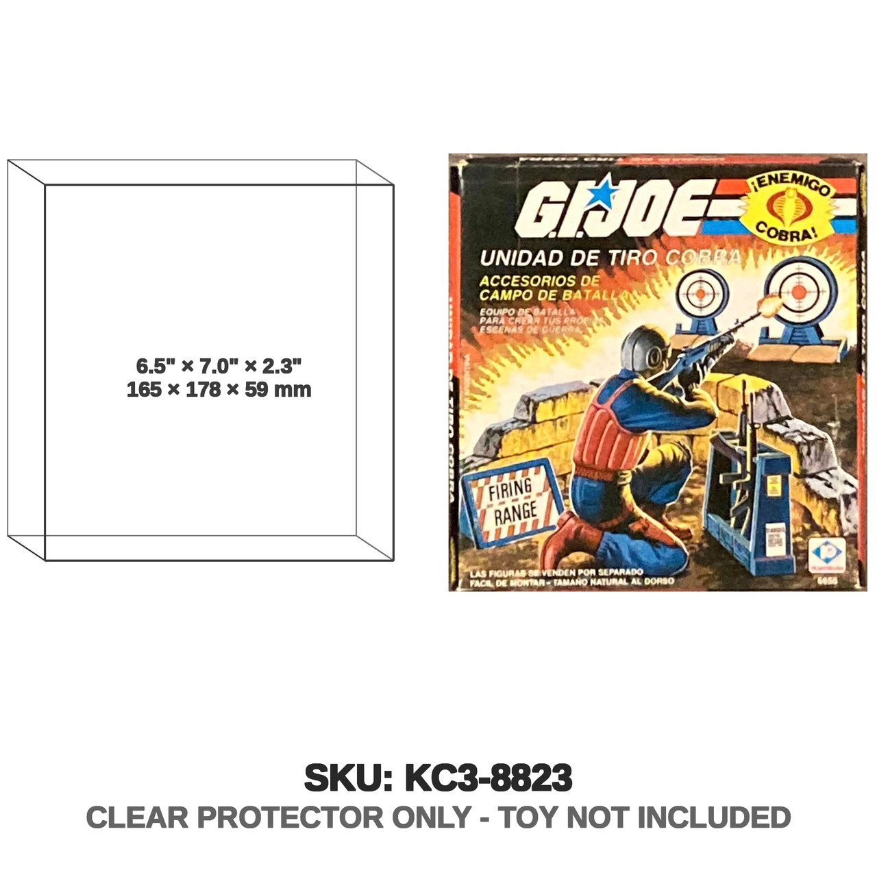 Cobra Rifle Range Plastirama G.I. Joe Argentina Release Playset