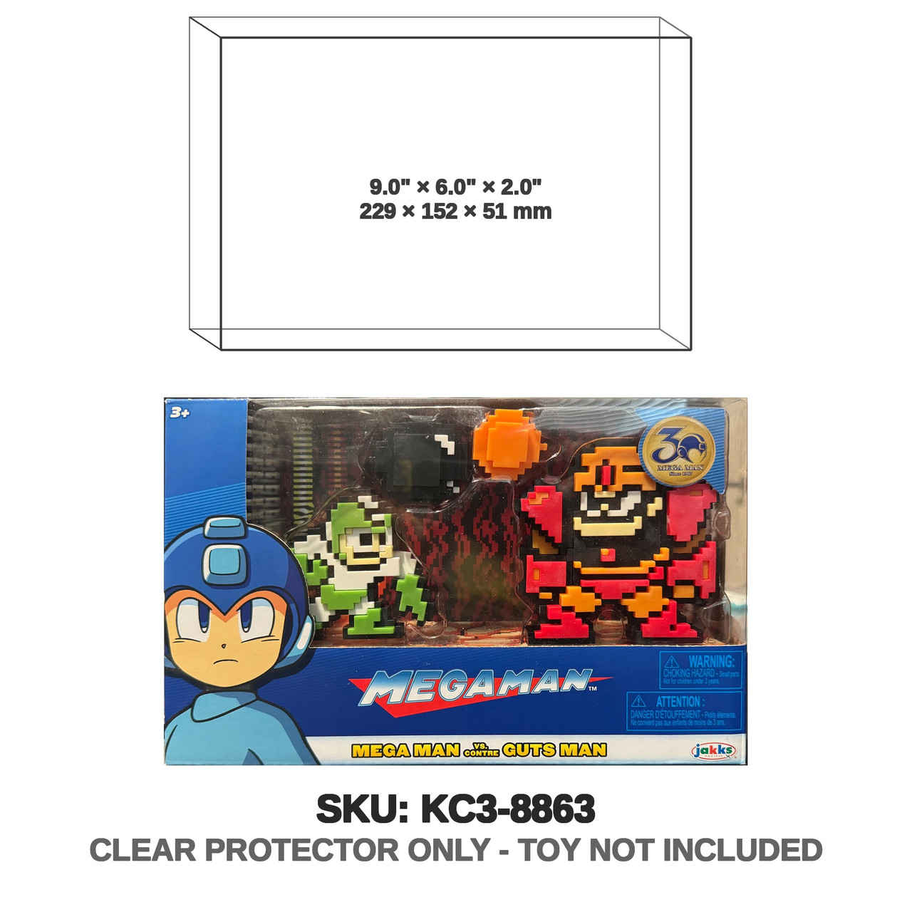 Mega Man vs Cut Man Classic 8-Bit 2-Pack