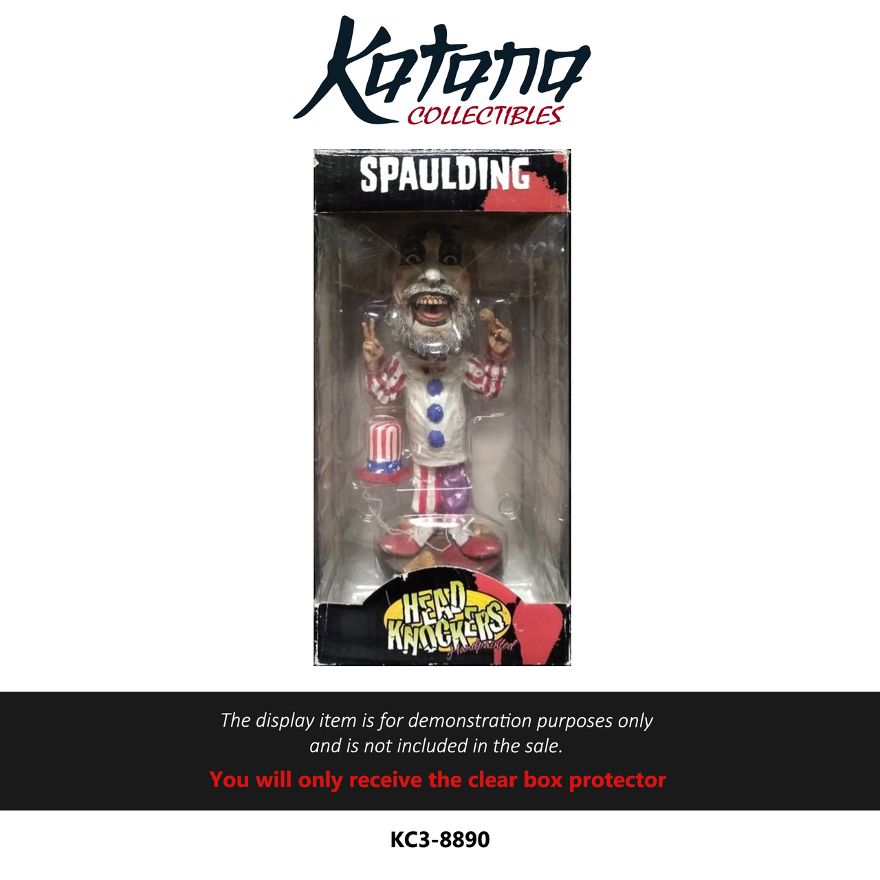 Katana Collectibles Protector For Captain Spaulding Neca Head Knocker House Of 1000 Corpses