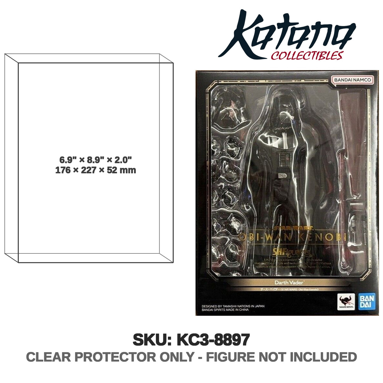 S.H.Figuarts Star Wars Darth Vader Obi-Wan Kenobi Action Figure Japan