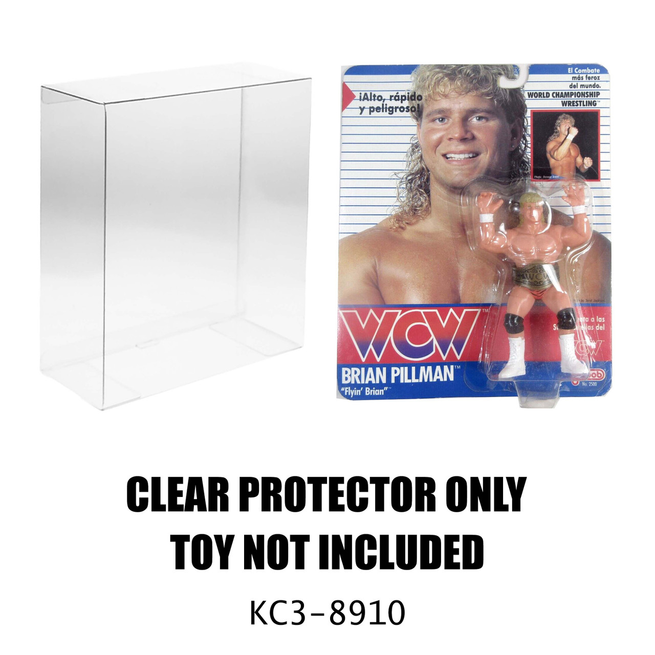 Protector For WCW Galoob Single Carded Figure Brian Pillman