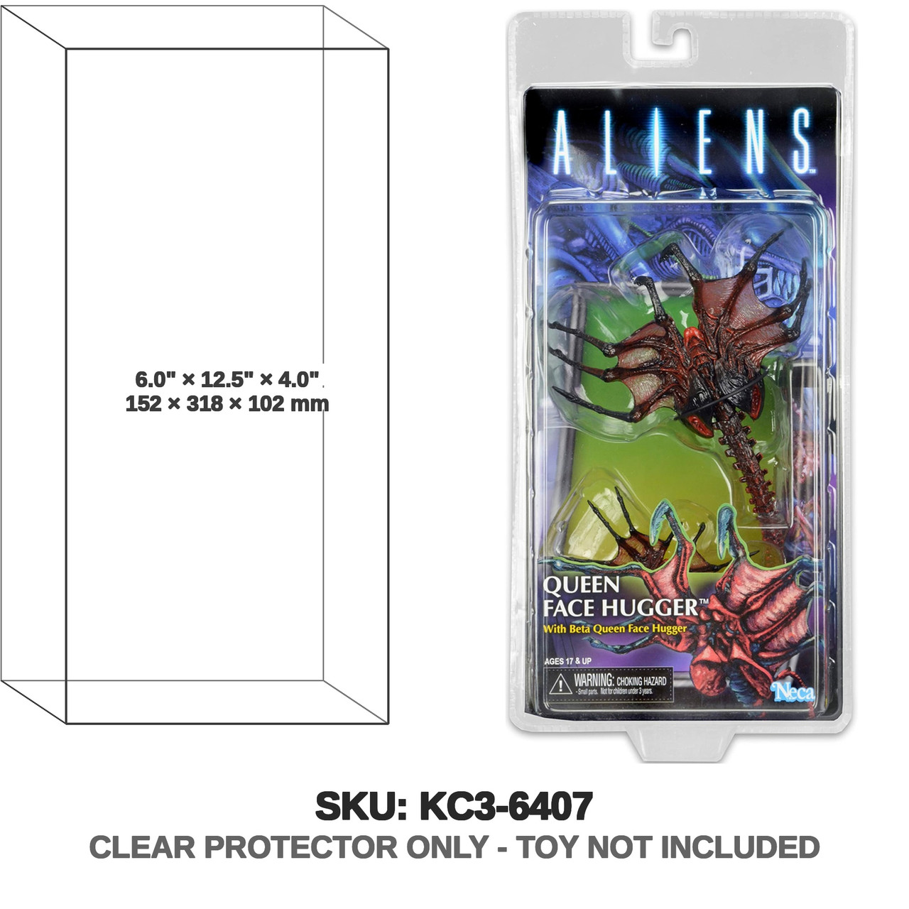 NECA Alien Queen Face Hugger with Beta Queen Face Hugger