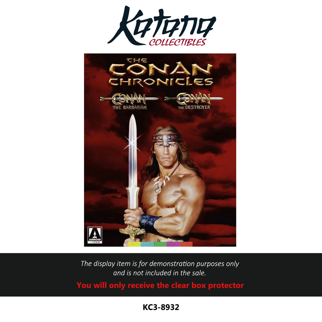 Katana Collectibles Protector For The Conan Chronicles Arrow Video Set (4K Uhd Blu Ray)