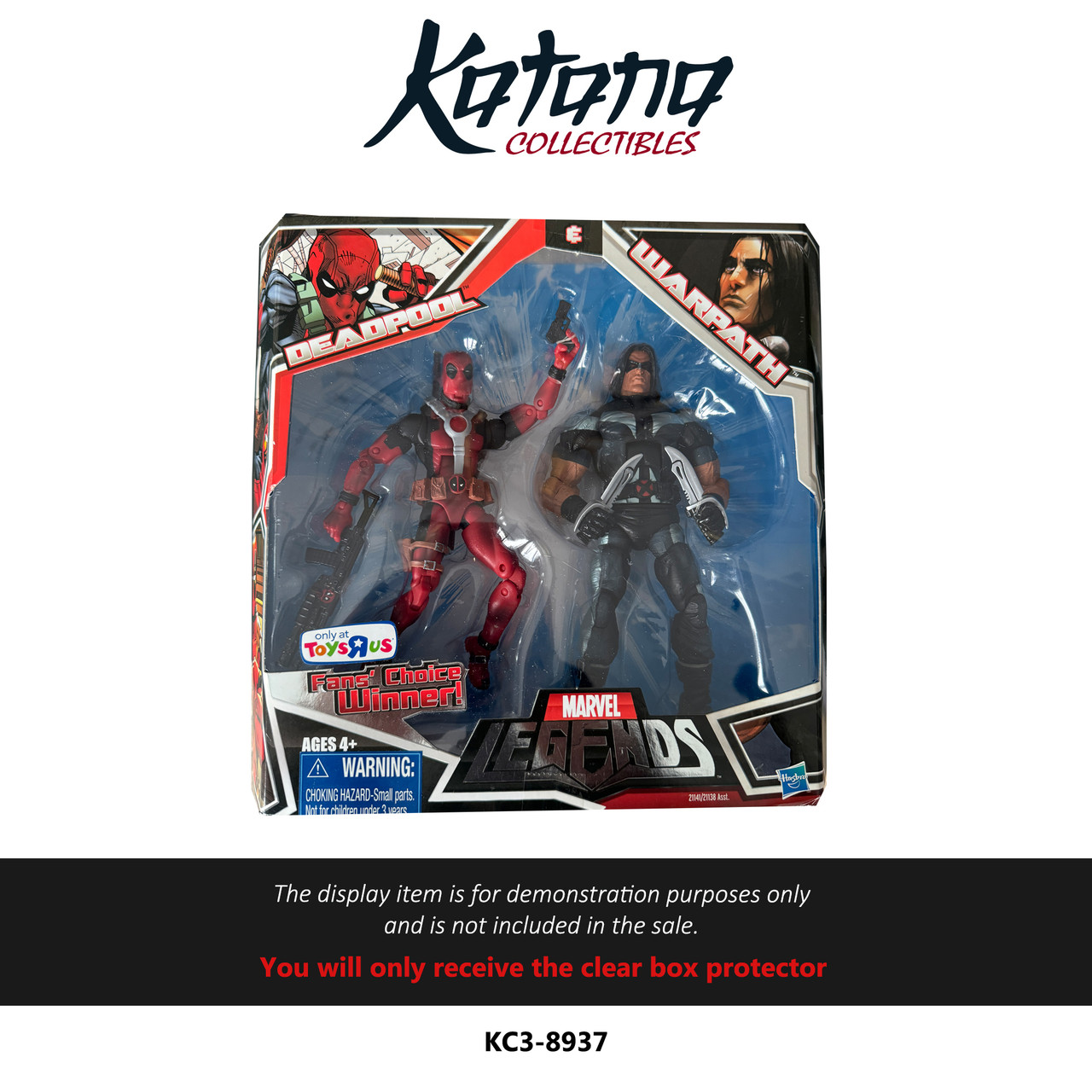 Katana Collectibles Protector For Marvel Legends Deadpool/Warpath Toys R Us 2 Pack
