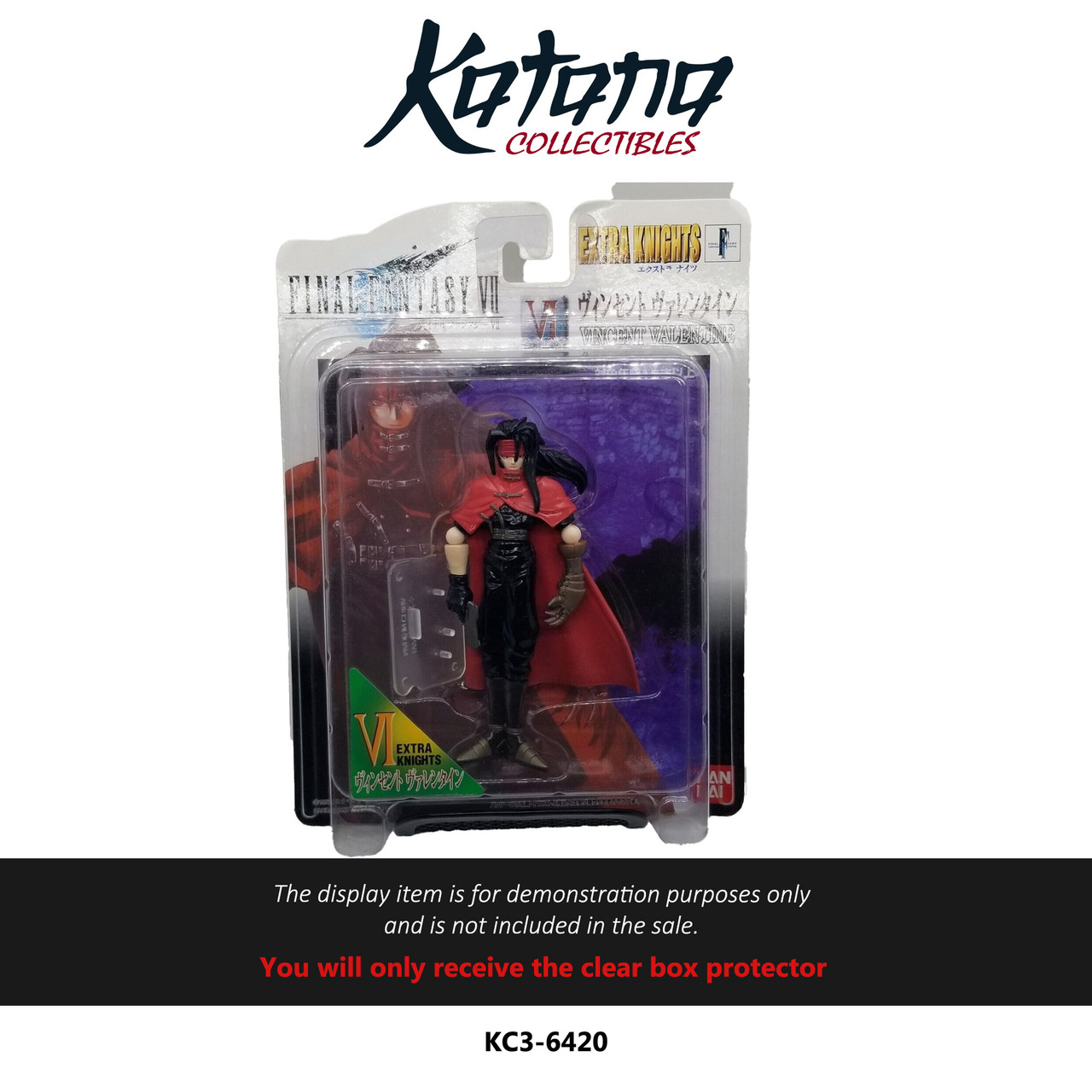 Katana Collectibles Protector For Final Fantasy Vii Extra Knights Vi Vincent Valentine