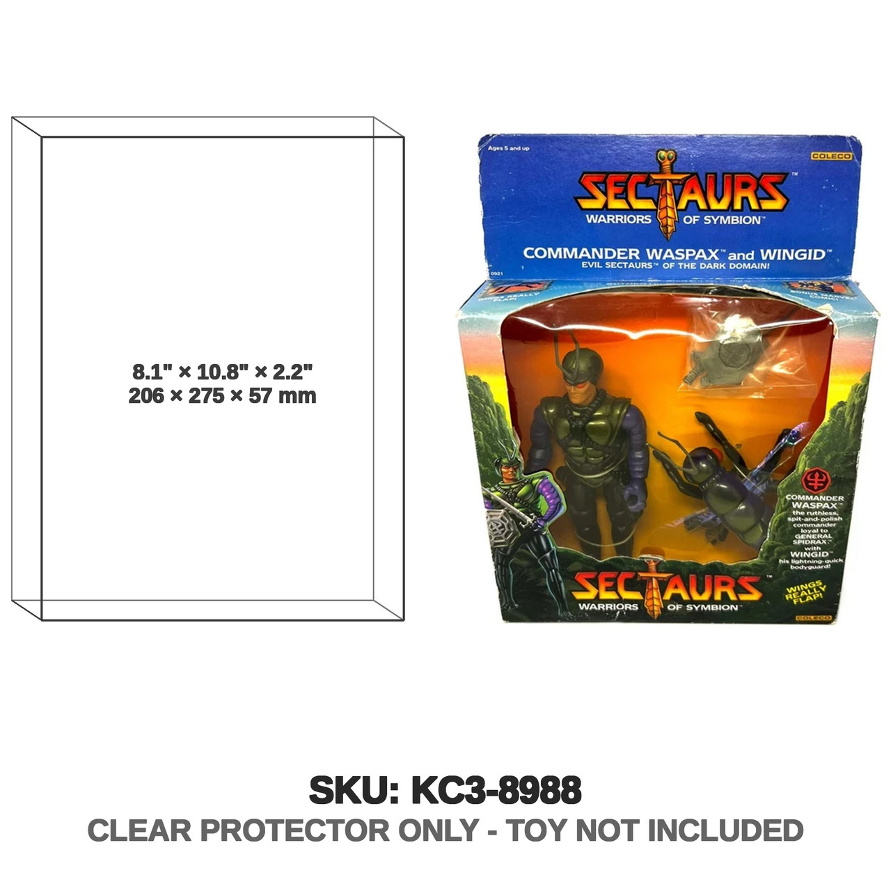 Commander Waspax Sectaurs Figure