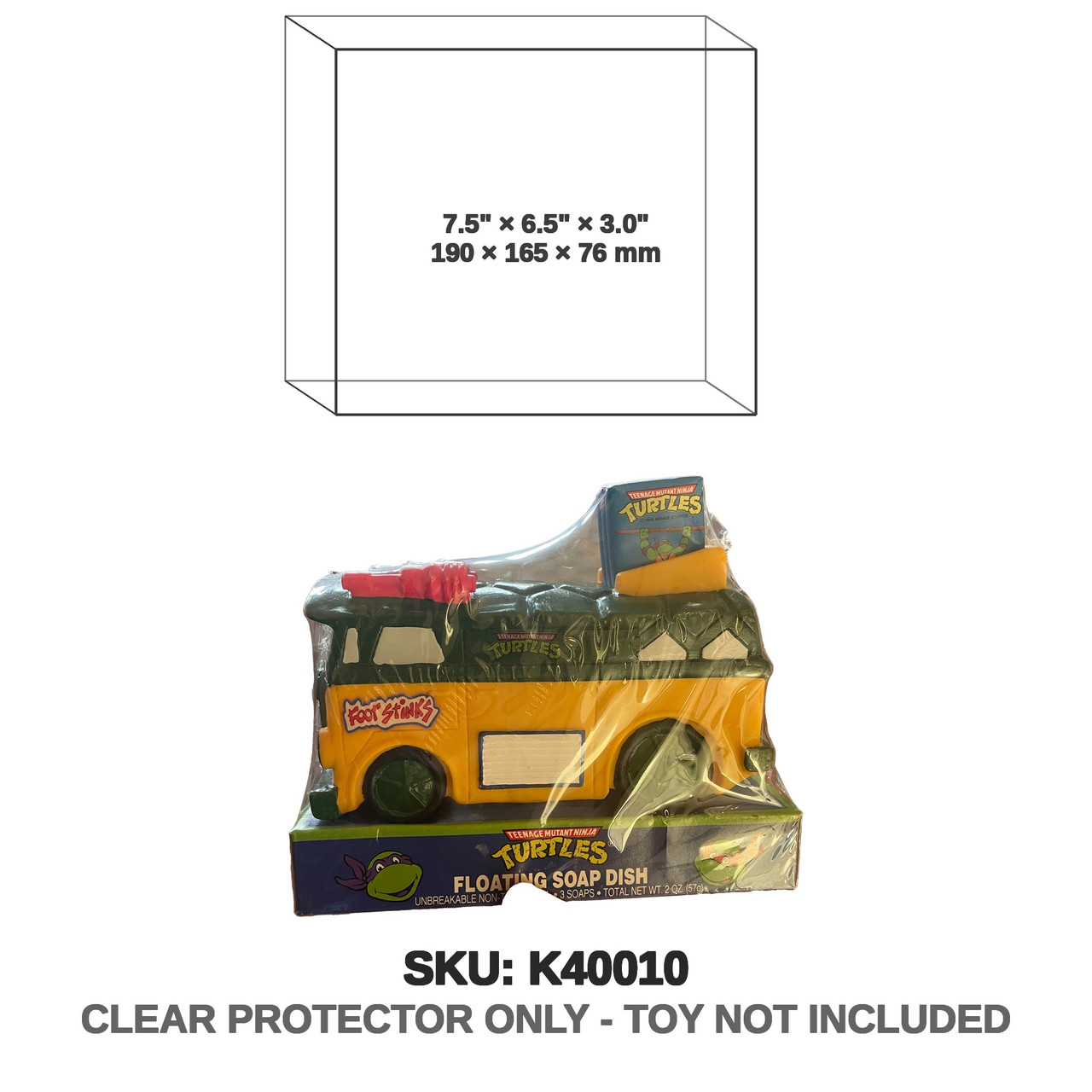 Party wagon Floating soap dish