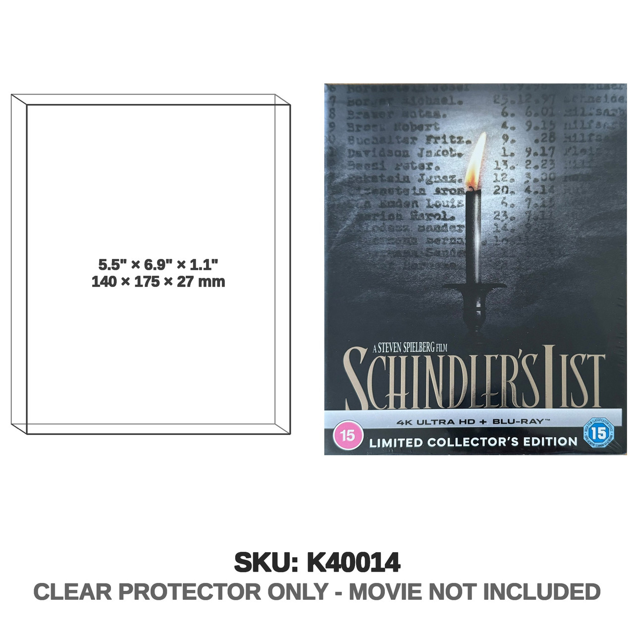 Schindlers List 30th anniversary Collectors Edition