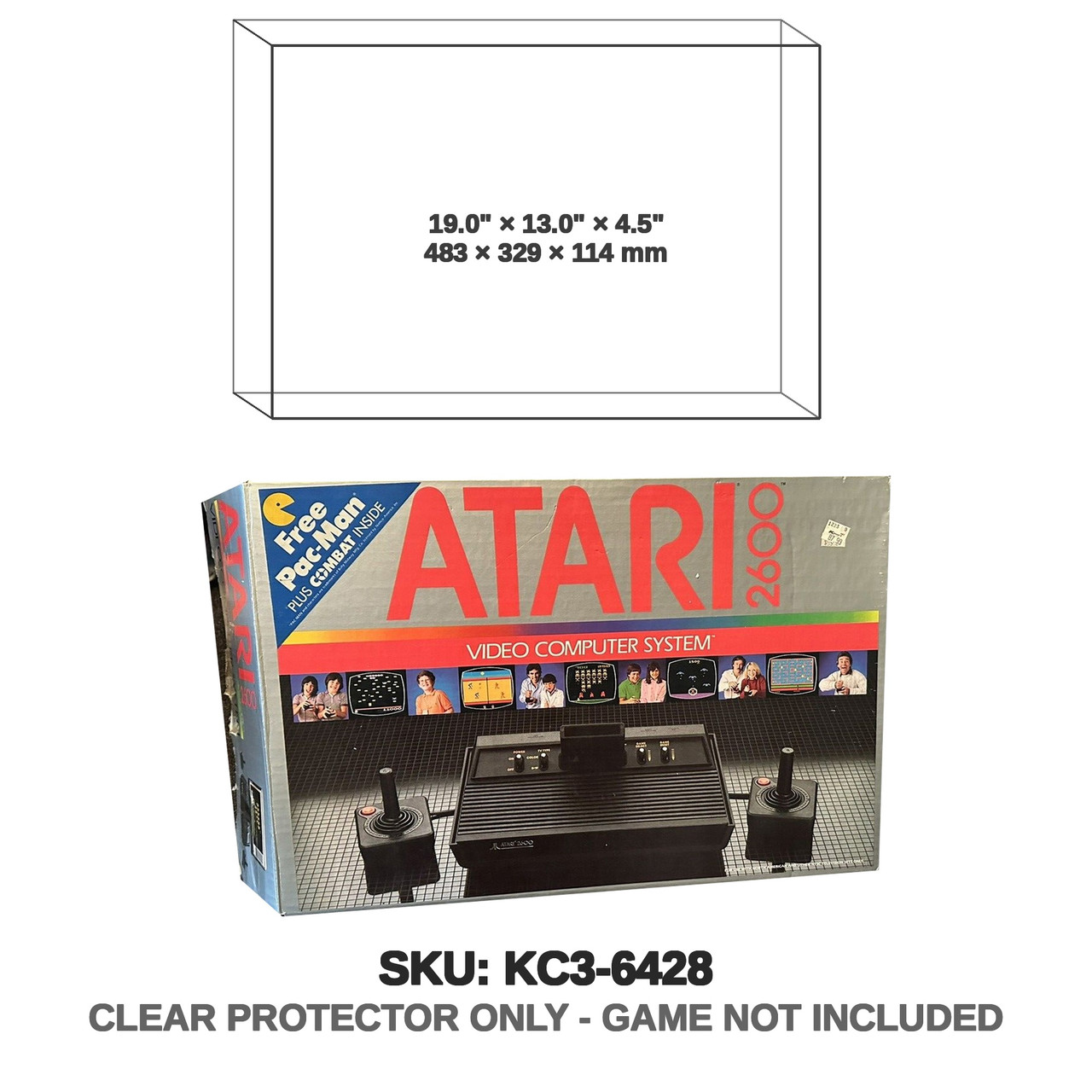 Atari 2600 Pac-Man Plus Combat Console
