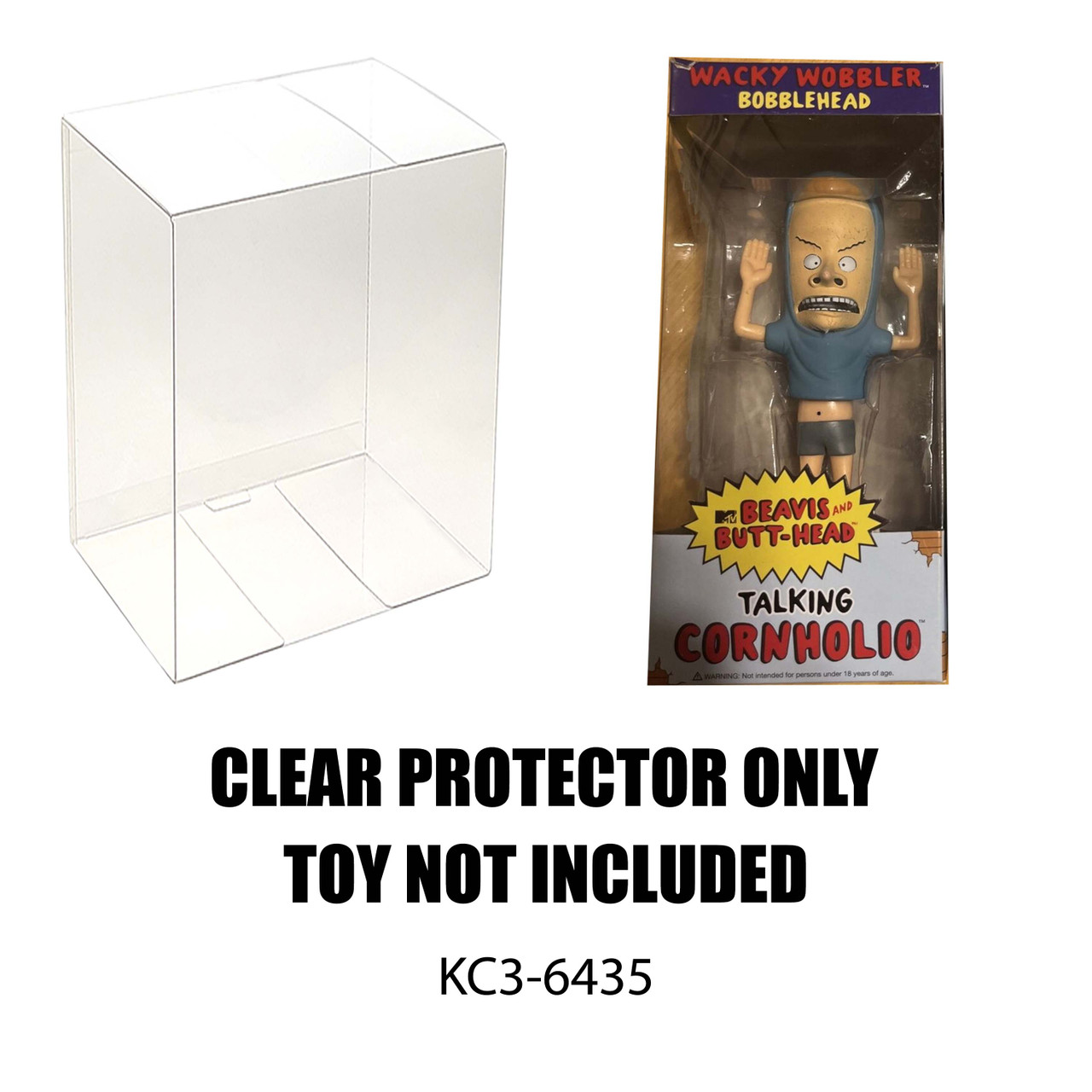 Protector For Funko Wacky Wobbler Beavis and Butthead