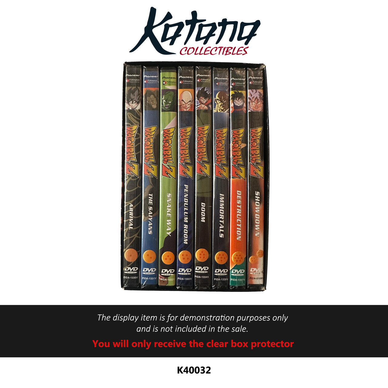 Katana Collectibles Protector For Dragon Ball Z Saiyan Saga DVD Box Set