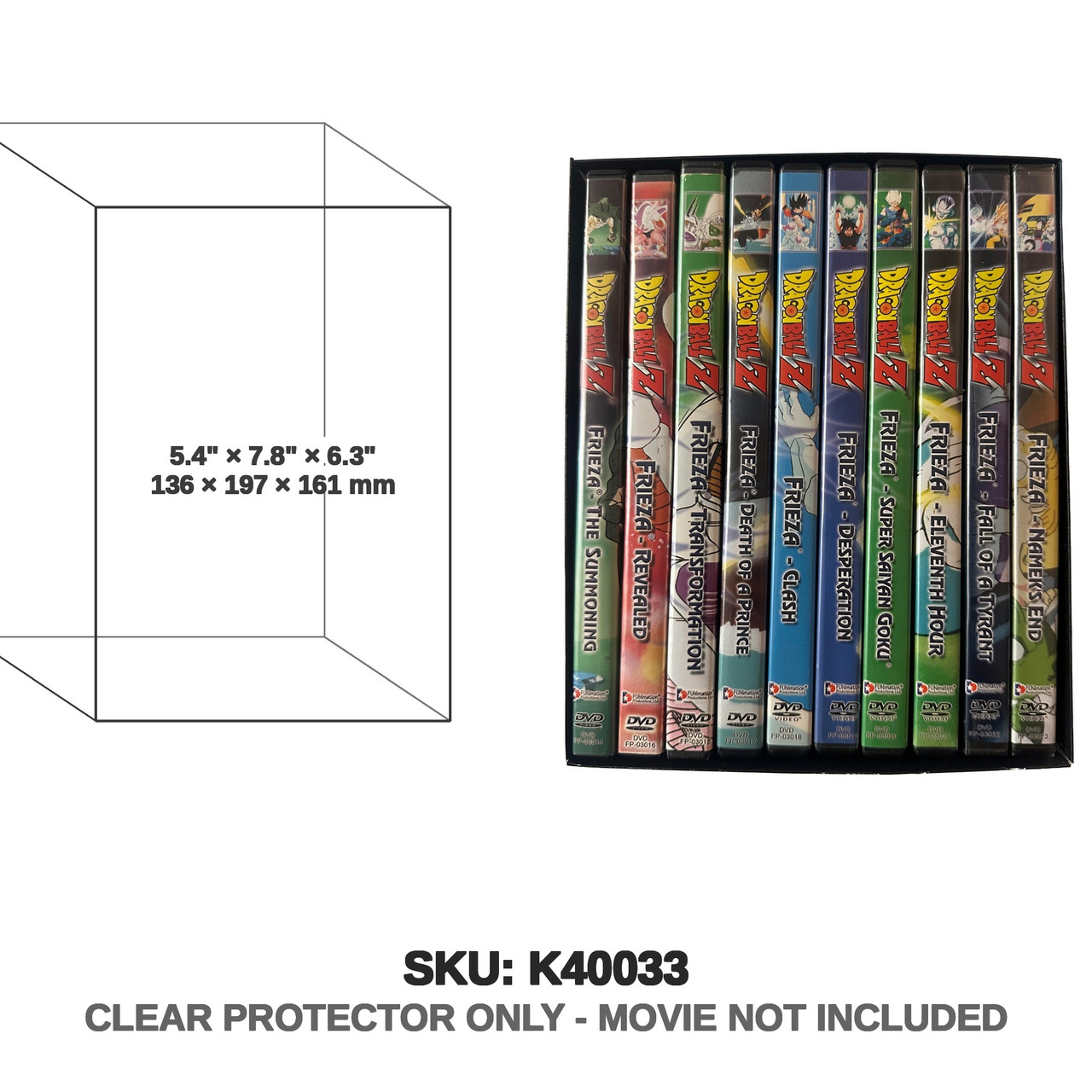Toei Animation Dragon Ball Z Frieza Saga DVD