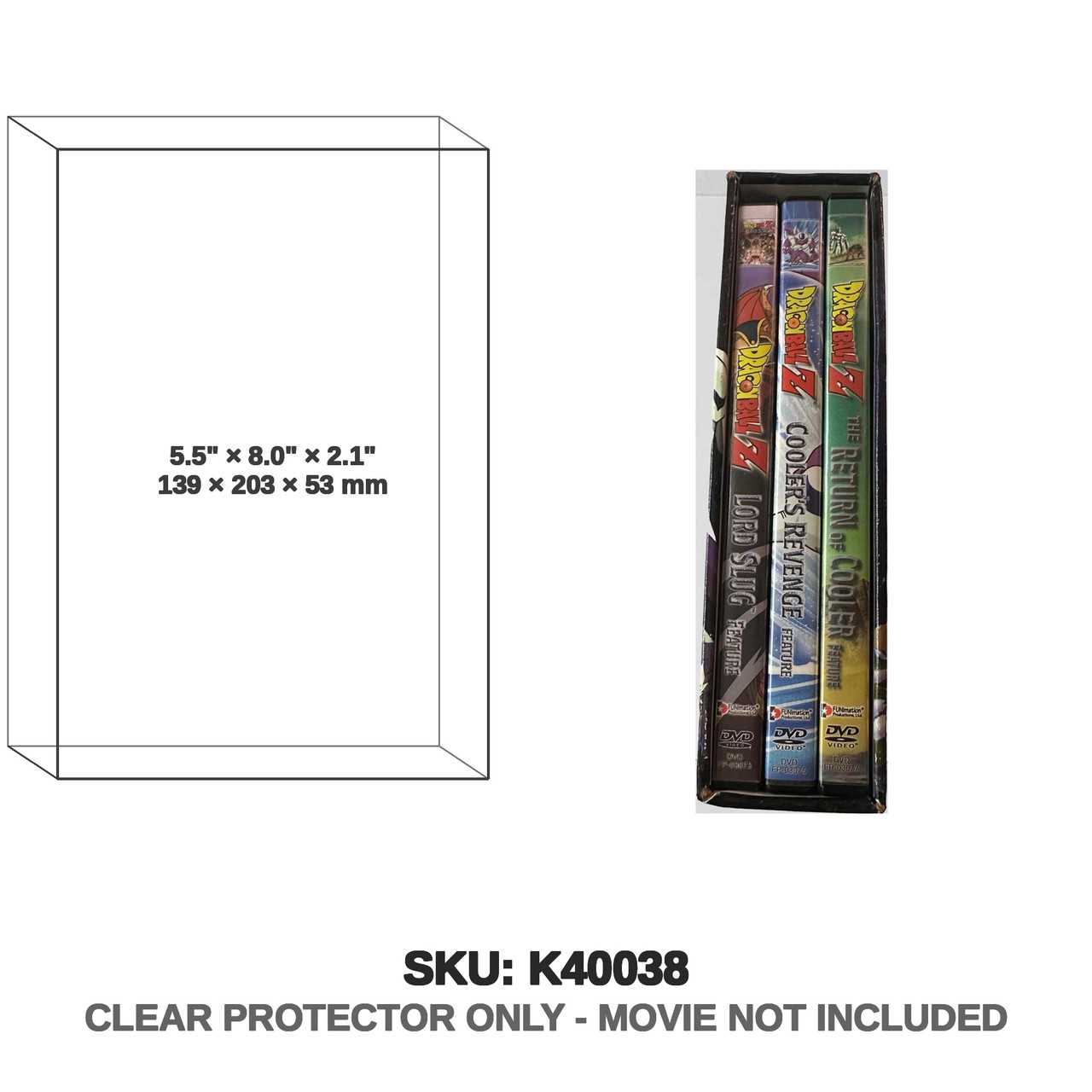 Dragon Ball Z Movie 3 Pack DVD Box Set