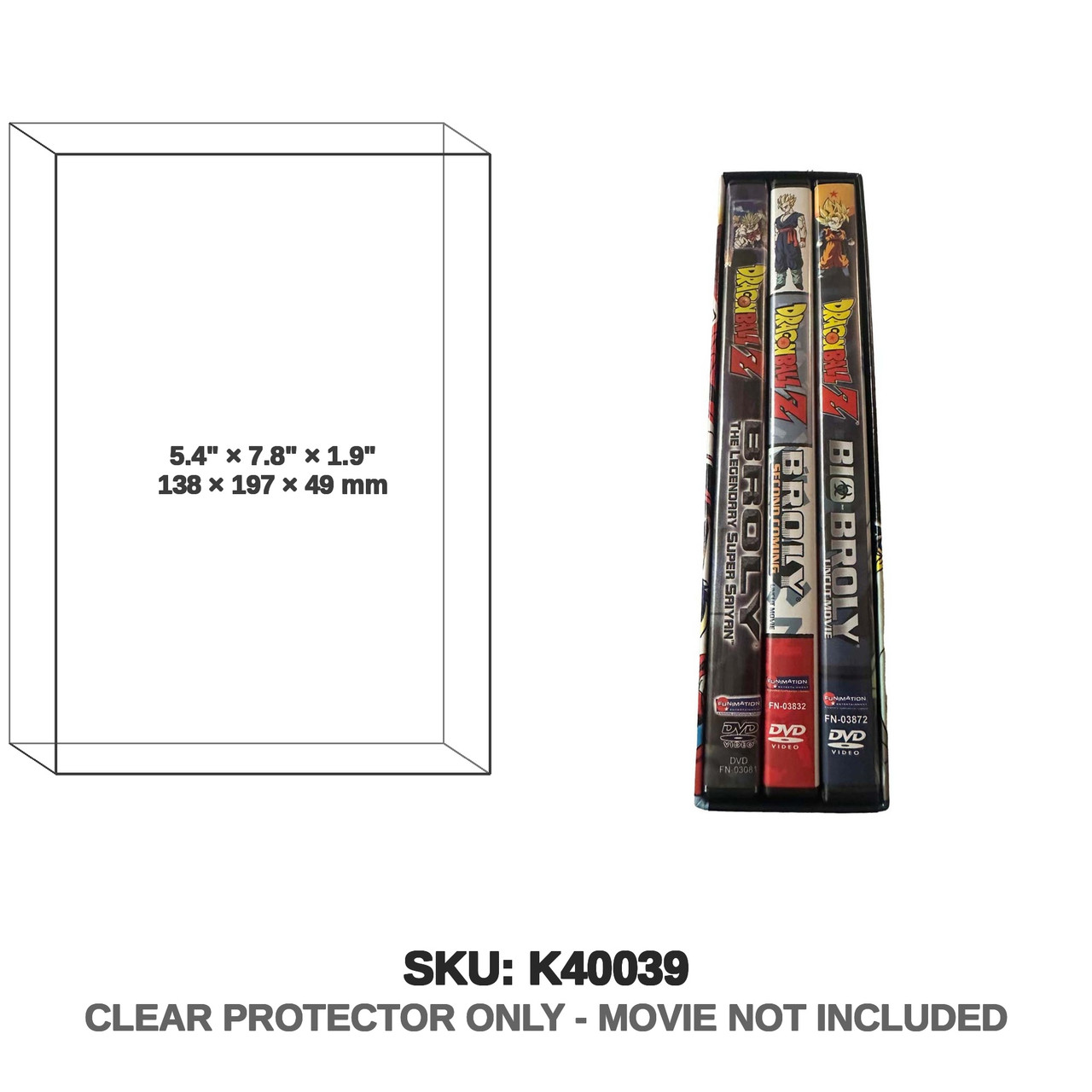 Dragon Ball Z Broly Triple Threat DVD Boxset Dragon Ball Z Broly Triple Threat DVD Boxset