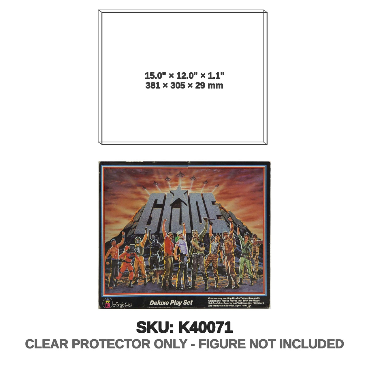 Colorforms G.I. Joe 1985 Deluxe Play Set