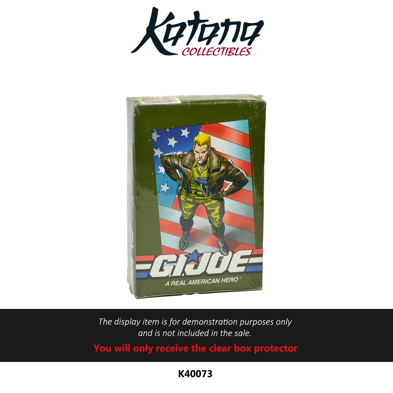 Katana Collectibles Protector For GI Joe Impel 1991 Trading Cards Sealed Booster Box of 36 Packs