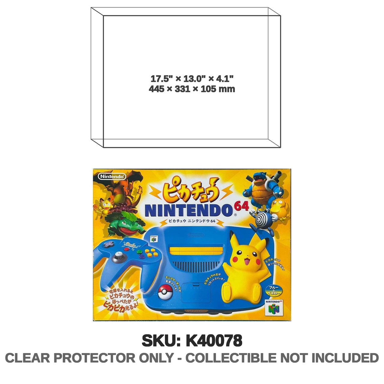 Nintendo 64 Pikachu Edition Console