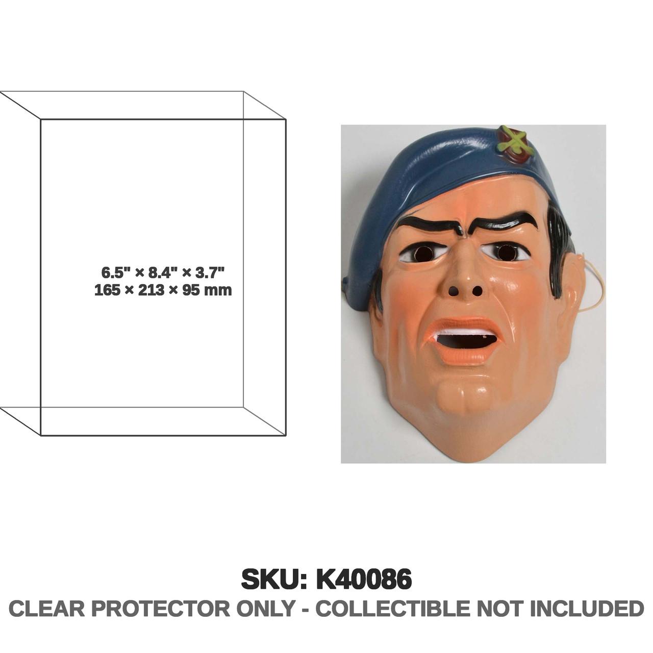 1986 G.I. Joe César Halloween Mask - Flint