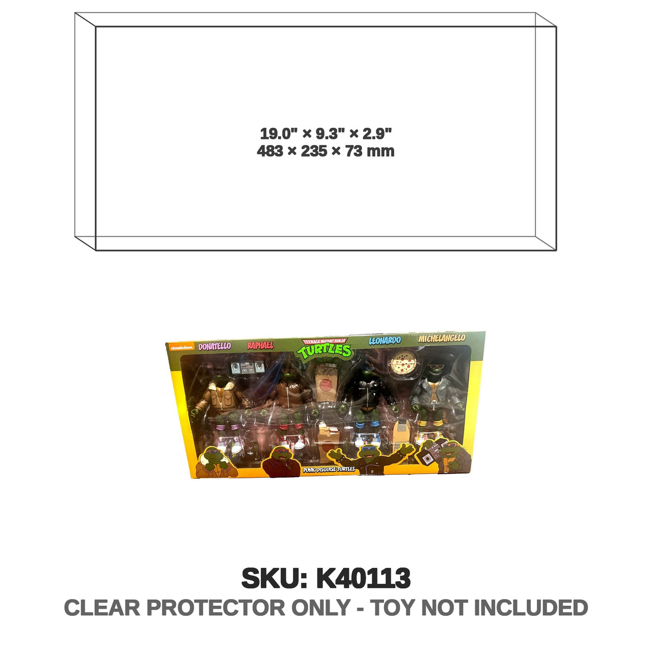 NECA TMNT Punk Disguise Turtles